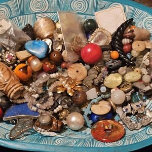 Eclectic Mix of Beads and Charms